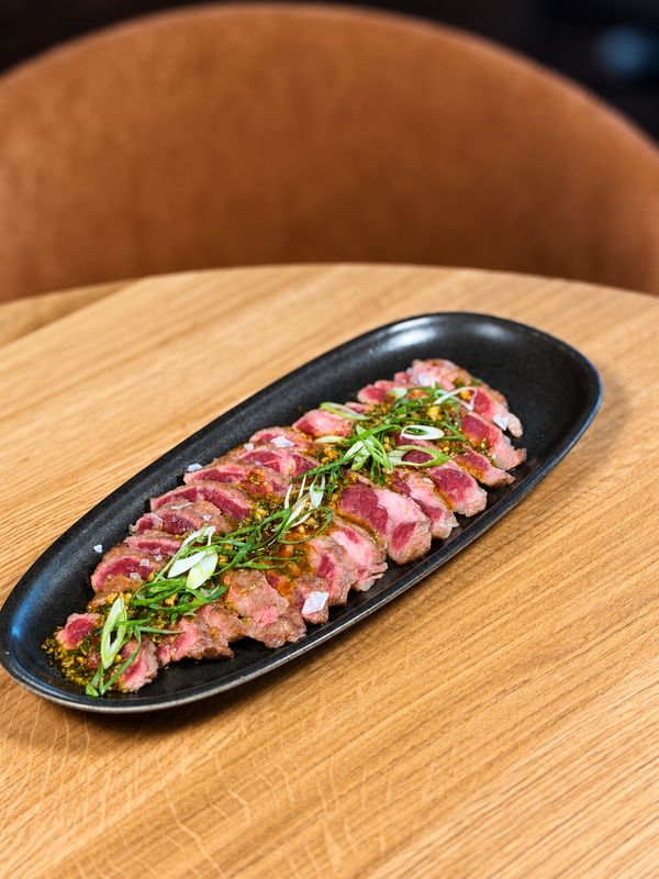Carpaccio en bandeja